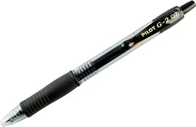Pilot G2-7 Medium Tintenroller (Mine) schwarz/transparent