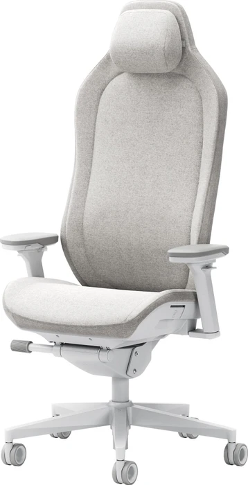 Fractal Design Refine 2 Fabric Light Stoff Gamingstuhl, hellgrau/weiß