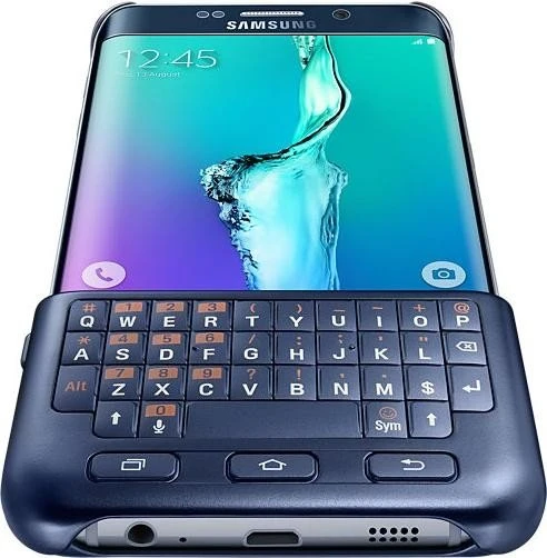 Samsung Keyboard Cover QWERTZ für Galaxy S6 Edge+ schwarz