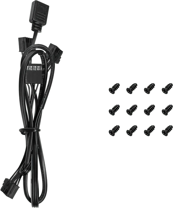 DeepCool FL12, schwarz, 120mm, 3er-Pack