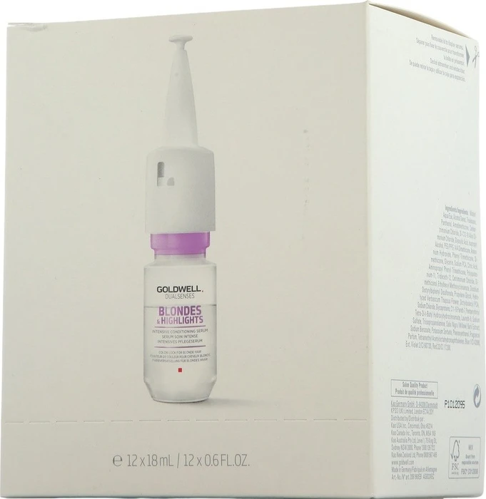 Goldwell Dualsenses Blondes & Highlights Conditioning Serum, 216ml (12x 18ml)