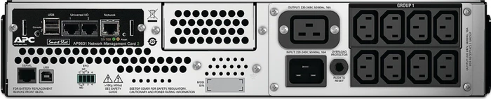 APC Smart-UPS Rackmount LCD, 3000VA, inkl. Netzwerkkarte, USB/seriell
