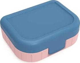 Rotho Snack Box Memory Kids Aufbewahrungsbehälter 1l blau/rosa