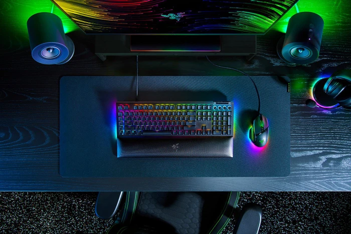 Razer BlackWidow V4, Razer YELLOW Linear Gen-3, USB, DE