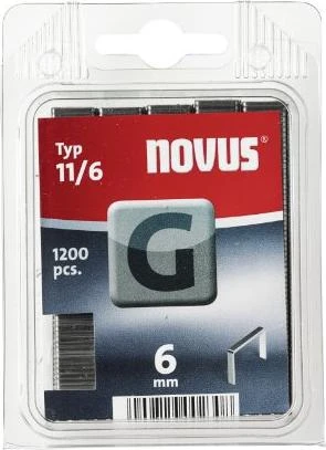 Novus Typ 11 Tacker-Klammern, 6x10.6mm, 1200 Stück