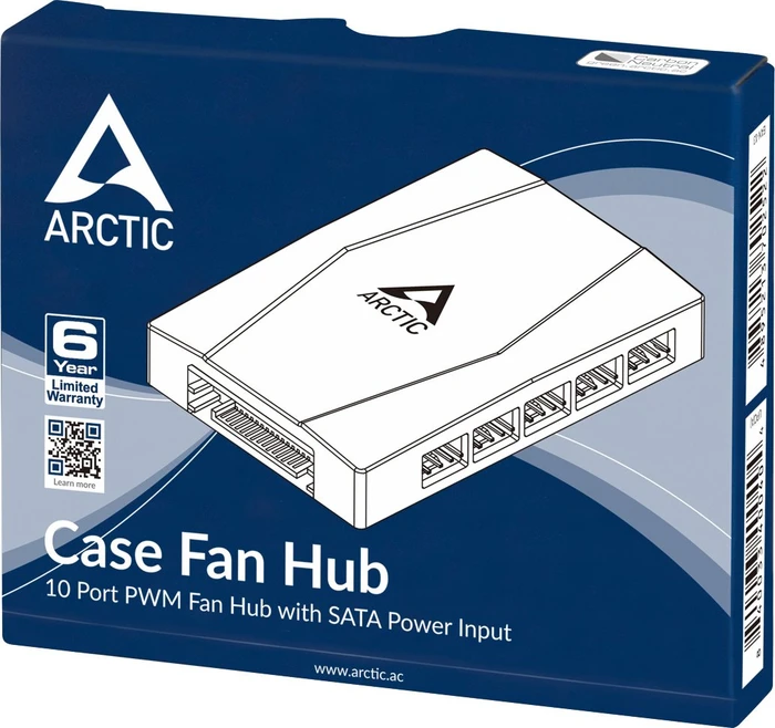 ARCTIC Case Fan Hub, Lüfterverteiler, 10-fach