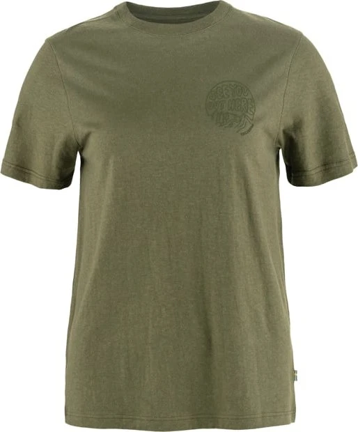 Fjällräven Hemp Blend Out Here T-Shirt kurzarm grün (Damen)