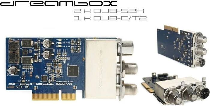 DreamBox 2x DVB-S2, 1x DVB-C/T2 Triple Tuner
