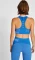 hummel Christel Sport-BH placid blue/lapis blue melange (Damen) Vorschaubild