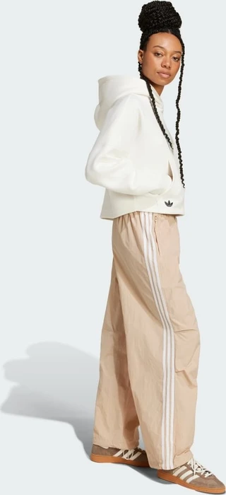 adidas 3-Streifen Woven Parachute Trainingshose lang magic beige (Damen)