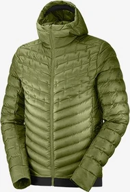 Salomon Outline Down Hoodie Jacke martini olive (Herren)