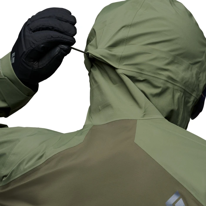 Black Diamond Recon LT Stretch Shell Skijacke tundra/dark moss (Herren)