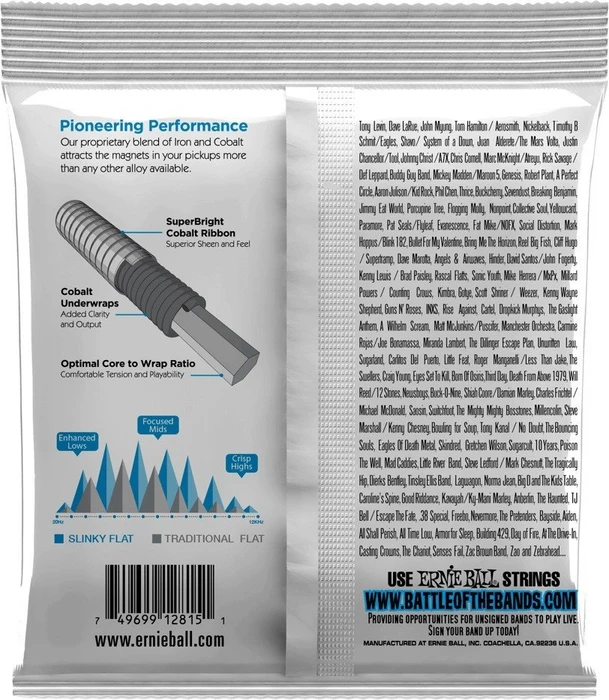 Ernie Ball Flatwound Extra Slinky