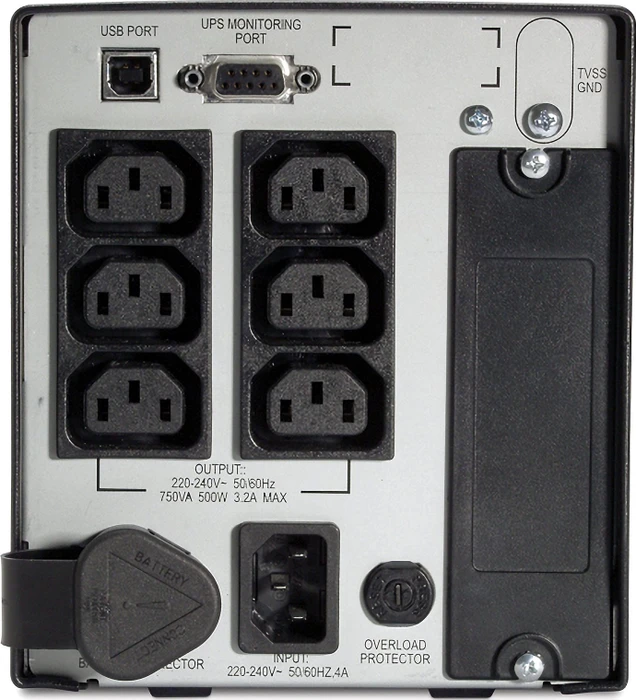 APC Smart-UPS, 750VA, UL-Zertifizierung, USB/seriell