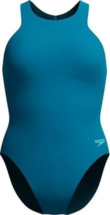 Speedo Racer mir Reißverschluss Badeanzug dark teal (Damen)