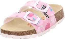 Superfit Fussbettpantoffel rosa/mehrfarbig (Junior)