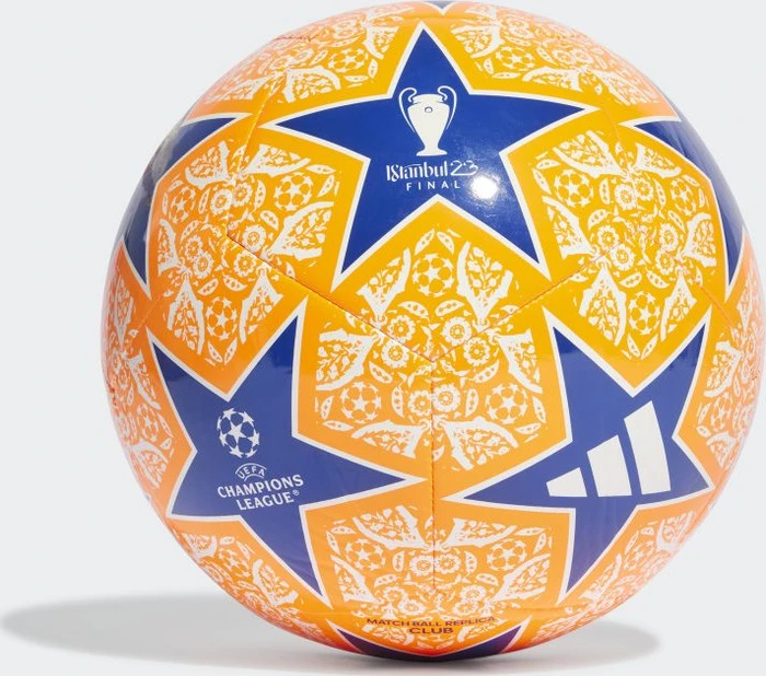 adidas UCL Club Istanbul Fußball solar orange/white/royal blue
