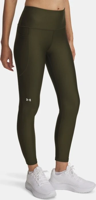Under Armour HeatGear Hose lang expedition green/white (Damen)