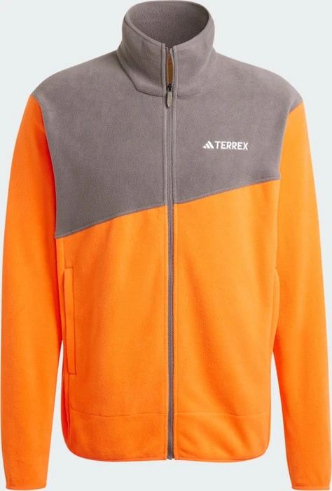 adidas Terrex Multi Fleece Jacke semi impact orange/charcoal (Herren)