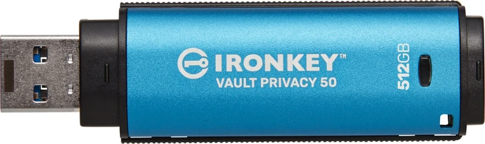 Kingston IronKey Vault Privacy 50 512GB, USB-A, USB 3.2 Gen 1×1