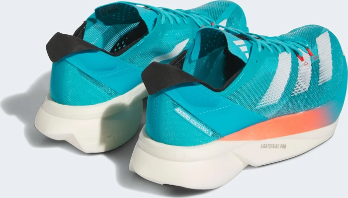 adidas Adizero Adios Pro 3 lucid cyan/cloud white/bright red (Damen)