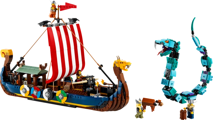 LEGO Creator 3in1 - Wikingerschiff mit Midgardschlange