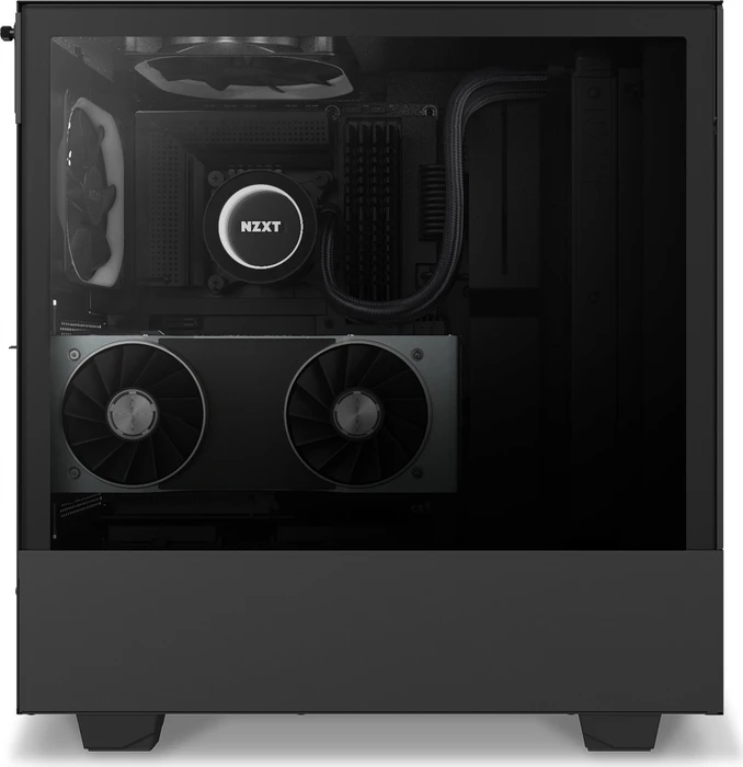 NZXT H510 Elite, schwarz, Glasfenster