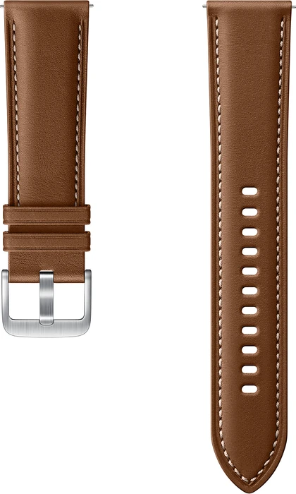 Samsung Stitch Leather Armband 22mm für Galaxy Watch/Watch 3 braun