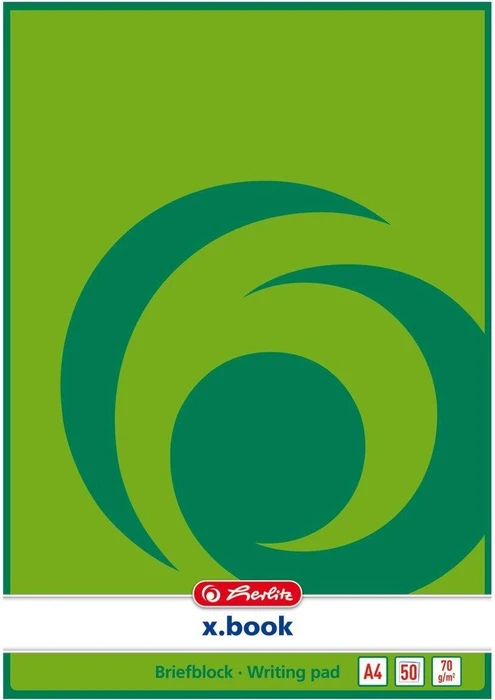 HERLITZ A4 Block - 50 Blatt - grün Image