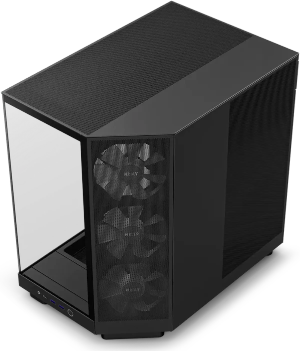 NZXT H6 Flow RGB Black, schwarz, Glasfenster