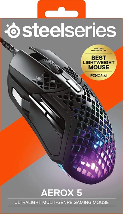 SteelSeries Aerox 5 schwarz, USB