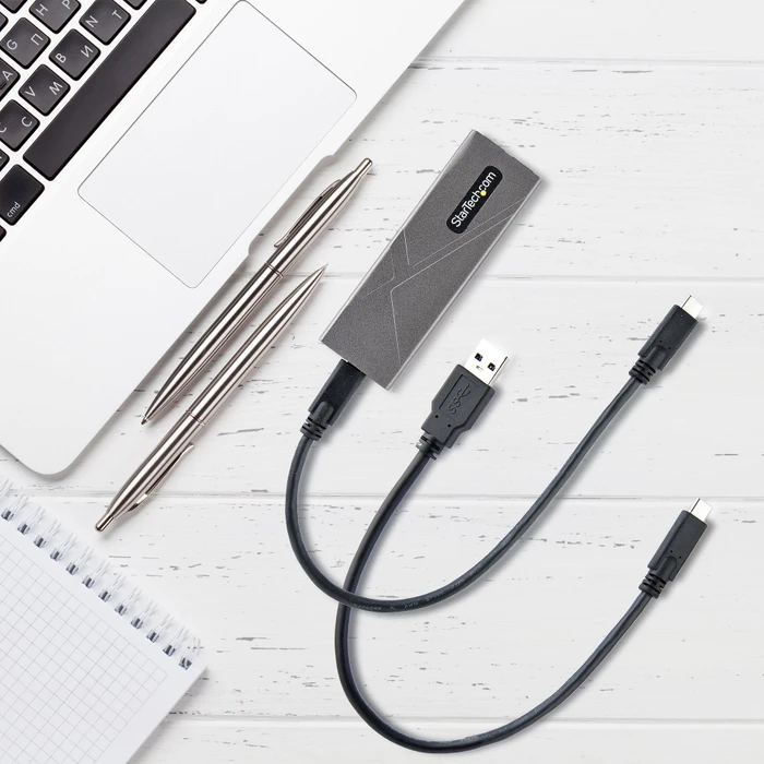 StarTech externes Gehäuse M.2 PCIe/SATA NVMe SSD, USB-C 3.1