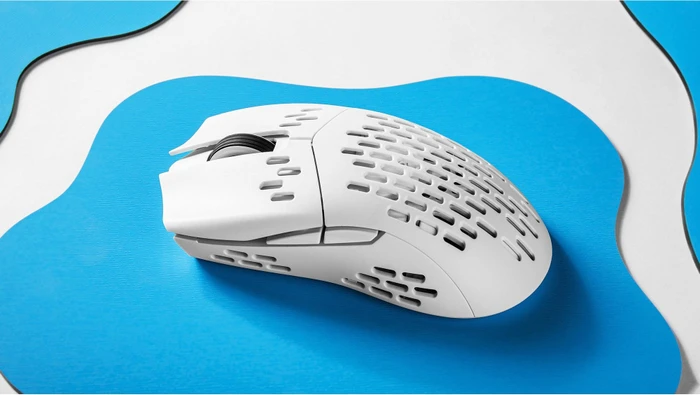 Keychron M1 Wireless Gaming Mouse weiß, USB/Bluetooth