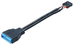 Akasa intern USB 3.0 auf USB 2.0-Konverter Kabel (AK-CBUB19-10BK)