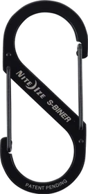 Nite Ize S-Biner Edelstahl Materialkarabiner 90x40mm schwarz