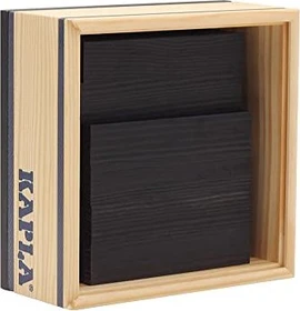 Kapla Quadrat Box schwarz, 40-tlg.