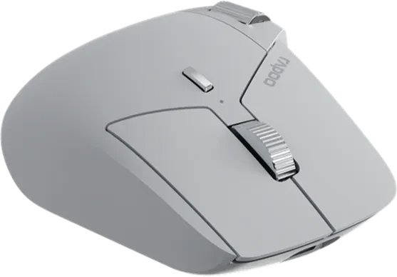 Rapoo MT760M Wireless Multi-mode Mouse grau/weiß, USB/Bluetooth