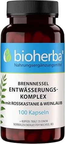Bioherba Brennesselkapseln Entwässerungs Komplex Kapseln, 100 Stück