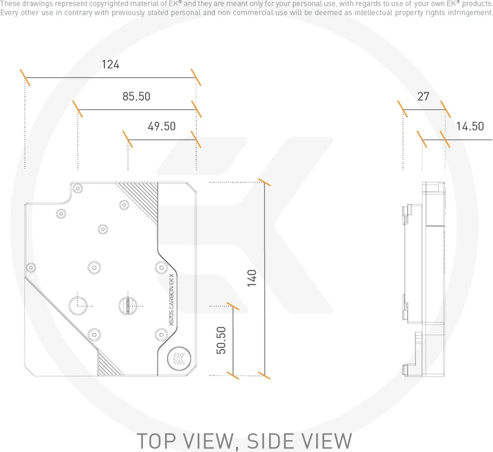 EK Water Blocks Quantum Line EK-Quantum MSI MPG X570S Carbon EK X D-RGB Monoblock, Nickel, Acryl