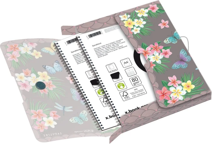 Herlitz easy orga to go Sammelbox, 40mm, A4, Ladylike Butterflies