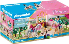playmobil Princess Reitunterricht im Pferdestall