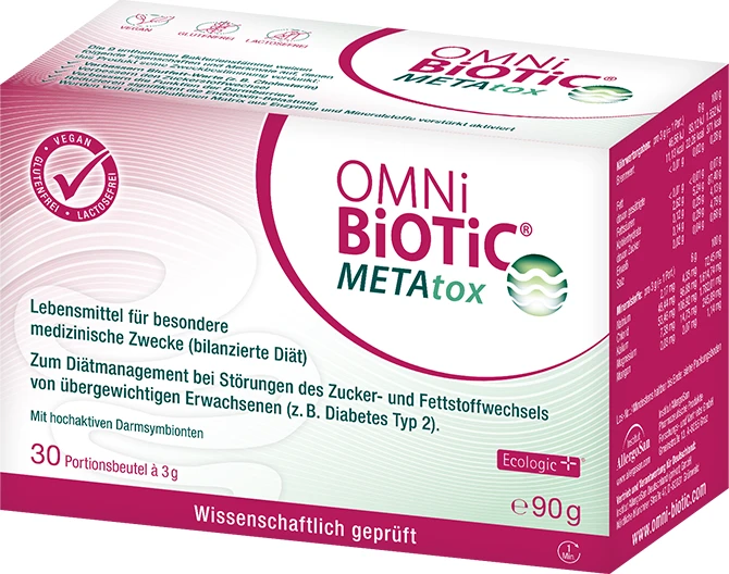 Omni-Biotic Metatox Beutel, 90g (30x 3g)