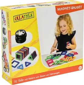 Creathek Magnetbauset mit Rädern