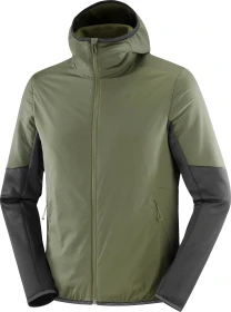 Salomon Outline Warm Hybrid Funktionsjacke grape leaf/deep black (Herren)