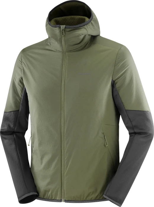 Salomon Outline Warm Hybrid Funktionsjacke grape leaf/deep black (Herren)