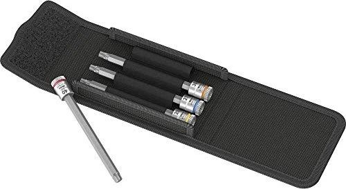 Wera 8767 A Torx HF 1 Zyklop Torx Steckschlüsselsatz inkl. Tasche, 4-tlg.