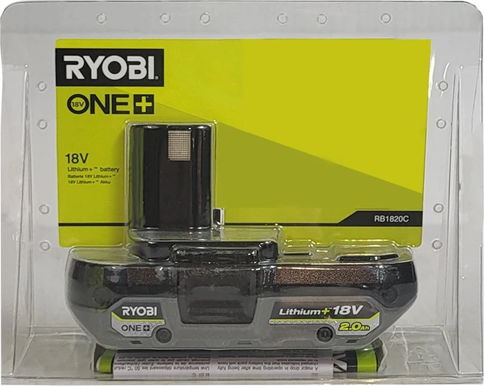 Ryobi RB1820C One+ HP Werkzeug-Akku 18V, 2.0Ah, Li-Ionen [2.0Ah] [36Wh]