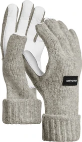 Ortovox Classic Wool Leather Handschuhe grey blend