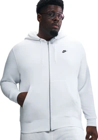 Nike Club Fleece FZ Hoodie weiß (Herren)