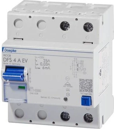 Doepke Fehlerstromschutzschalter DFS 4 025-2/0,03-A EV (09124018)